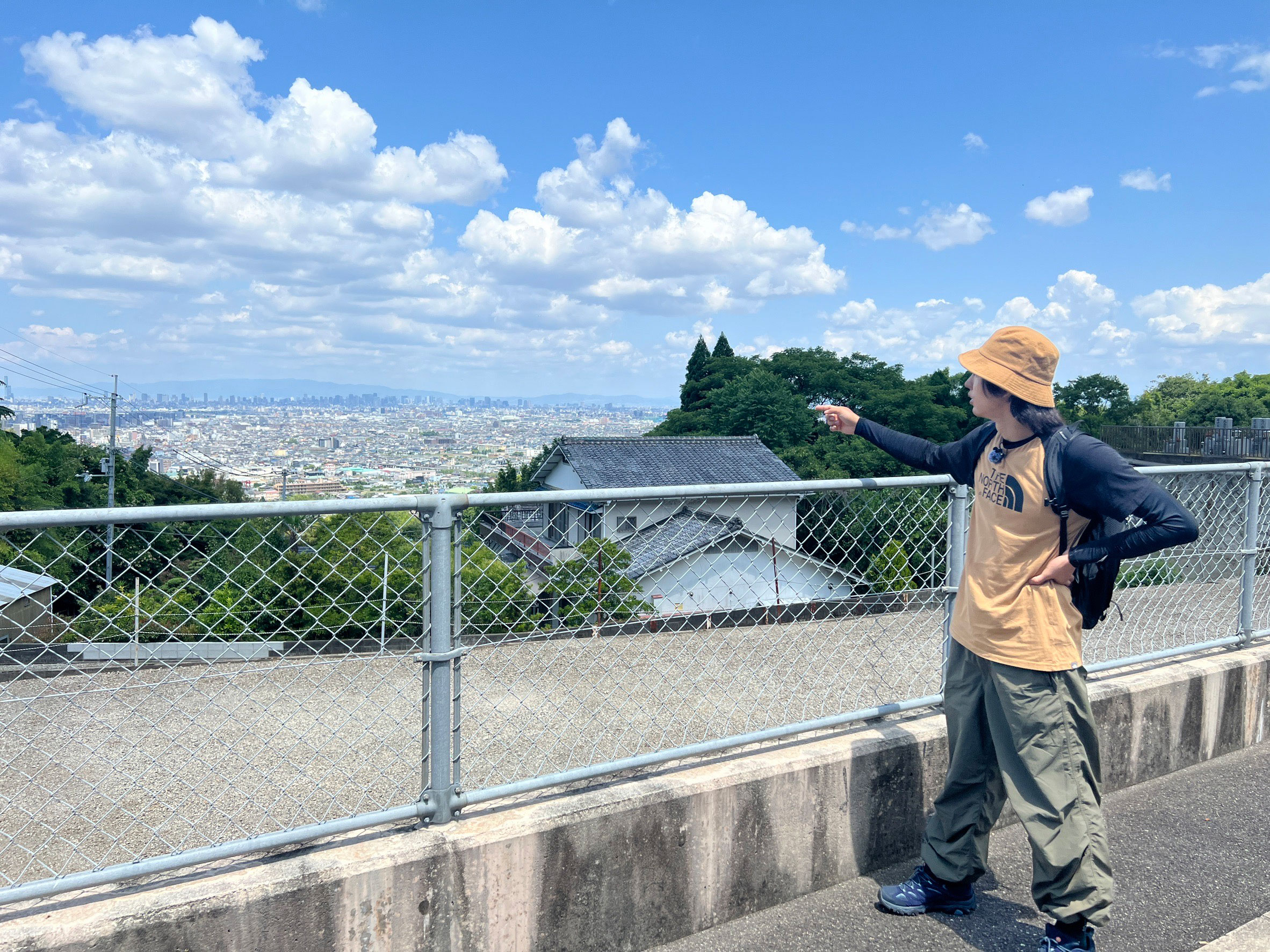 登山の道中で