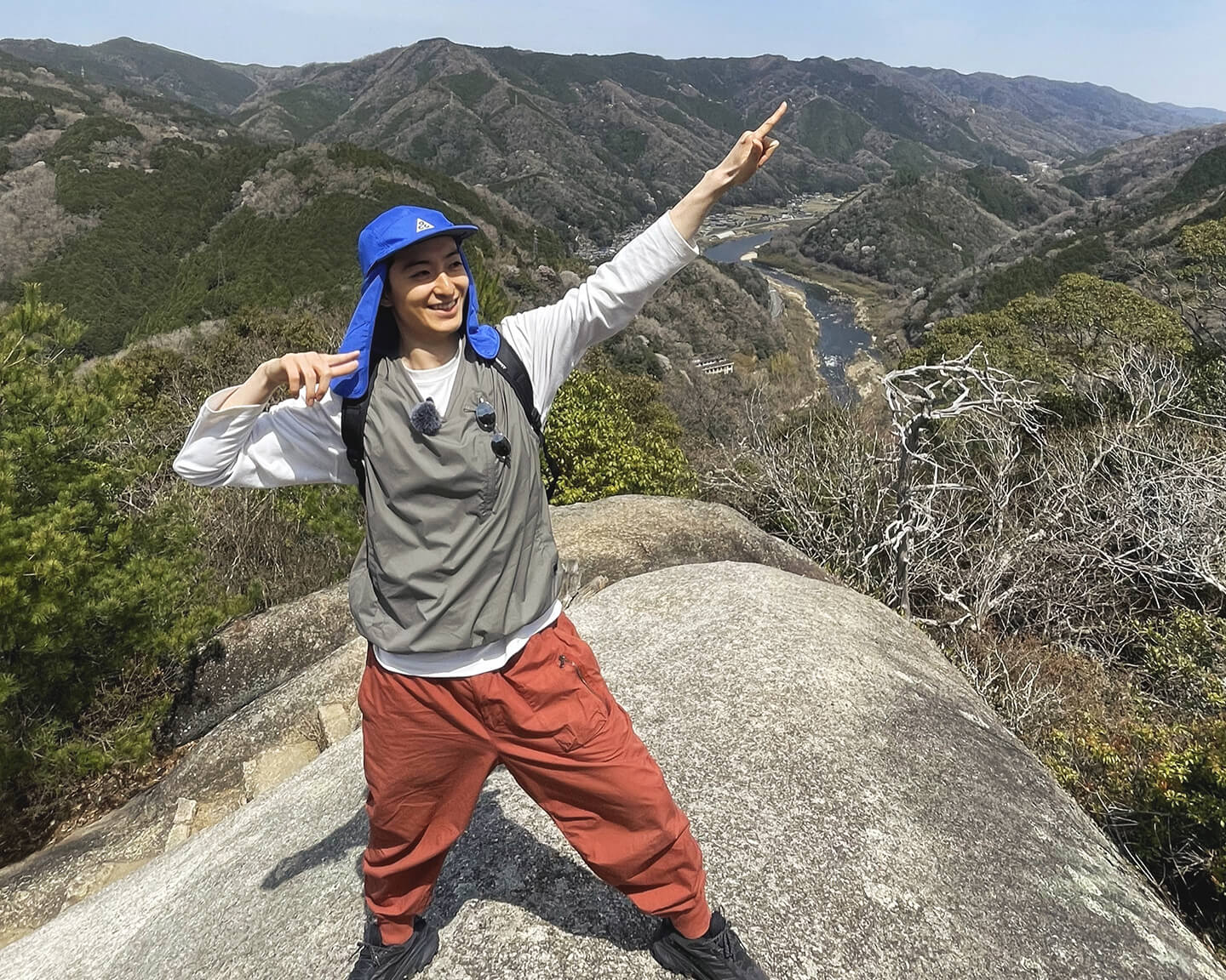 花粉症の濱さん、この時期（4月上旬）の登山は辛いかと思いきや…。