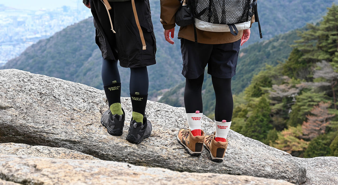 MERINO MIX19 SOCKS／NAIGAI TRAIL
